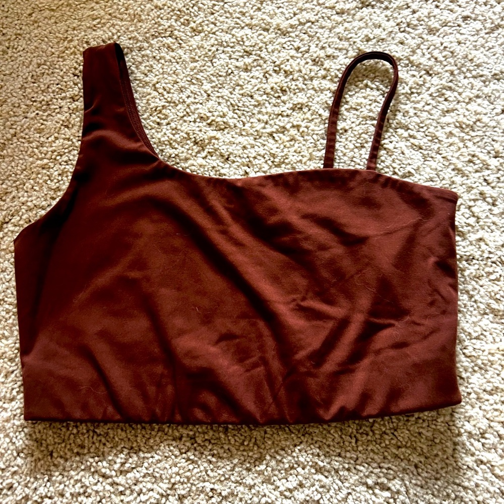 Girlfriend Collective Asymmetric Bra Top